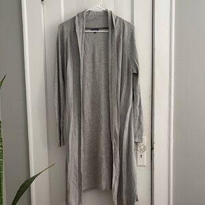 Splendid Heather Gray Open Cardigan